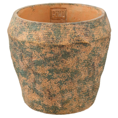 Ptmd pot de fleur lourdes jaune vert 19 cm | 8 pièces