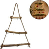 Décoration murale Sapin de Noël avec crochets 70 cm | 8 pièces
