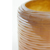 Light Living Vase lumineux et vivant Bowie verre marron 14 cm | 4 pièces