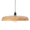 Lampe suspendue Light Living Paloma en rotin naturel 50 cm | 2 pièces