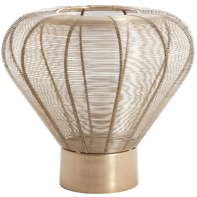 Light Living Lampe et photophore Living Mealynn doré 33 cm | 2 pièces