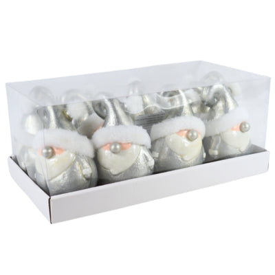 J-line Pendentif de Noël Père Noël LED sur batterie 17 cm | 16 pièces