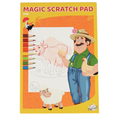 Livre de coloriage à gratter Craft Universe a5 4 assortis | 36 pièces