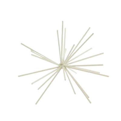 Housevitamin ornement feu d'artifice métal beige 15 cm | 24 pièces