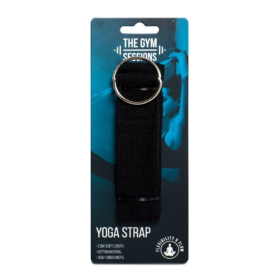 Ceinture de yoga pour séances de gym noir 175 cm | 24 pièces
