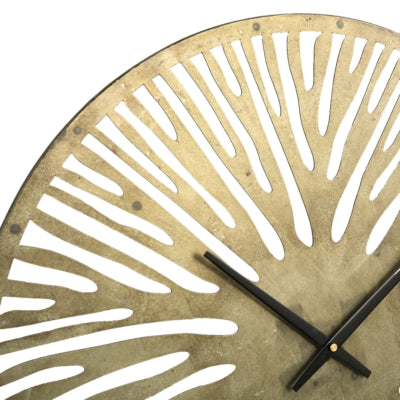Ptmd horloge murale derandi couleur or 59 cm | 4 pièces