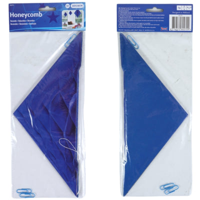 Folat nid d'abeille diamant bleu 30 cm | 24 pièces
