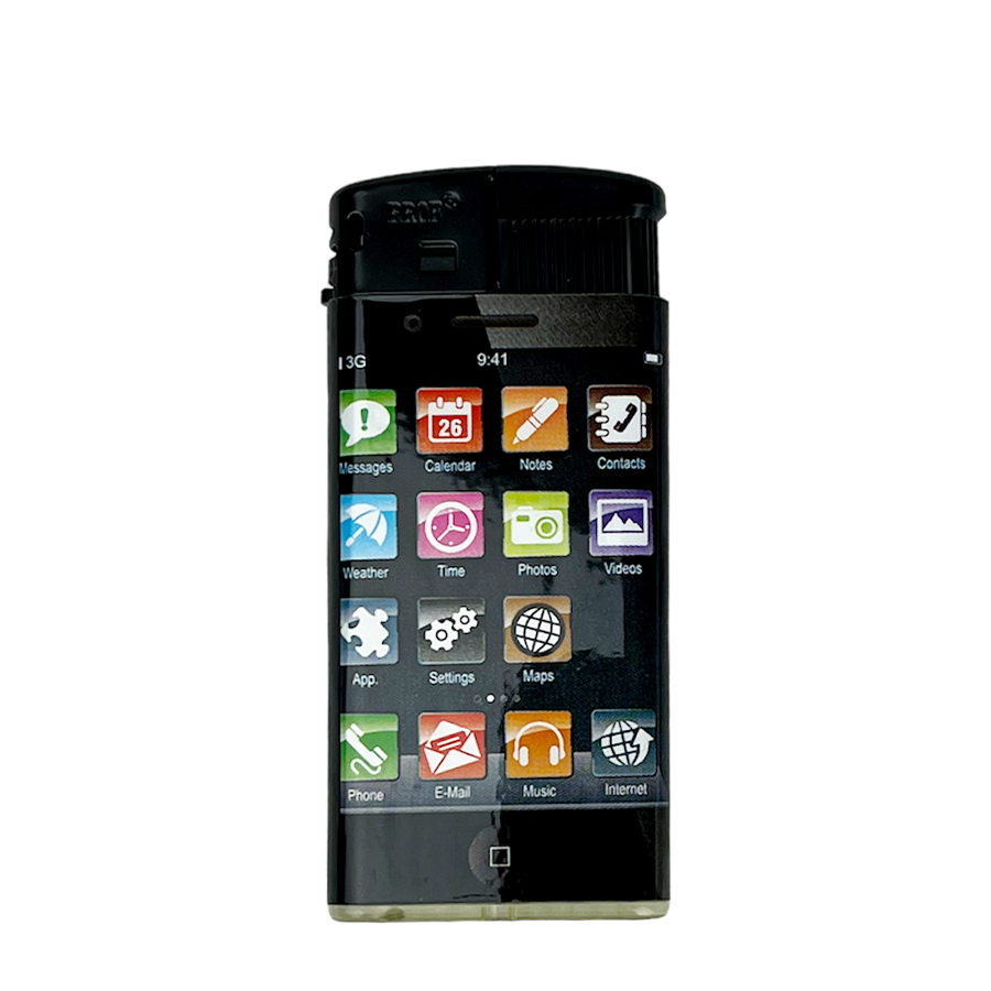 Briquet professionnel électrique iPhone noir