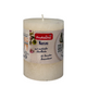 Bougie pilier rustique Profissimo ivoire 80 58mm