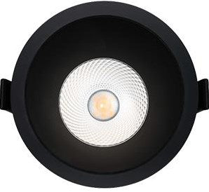 Profolux downlight led réflecteur noir 6w 4000k dimmable - led2470