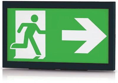 Éclairage de secours LED Profolux 3W en saillie IP40 noir - 5021725