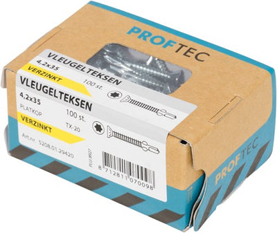 Vis pour plaques de plâtre Proftec phosphatée fine ph2 3,5x35 | 200 pièces - 5234.05.17420