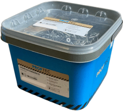 Vis pour panneaux d'aggloméré Proftec vz pk + pointe coupante Torx tx20 ​​​​(+ embout) 4,0x40 24 | 2000 pièces - 5289.01.25603