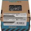 Vis à bois de jardin Proftec acier inoxydable-410 lk + pointe coupante torx tx20 ​​​​​​4.0x50 30 | 200 pièces - 5207.31.25901