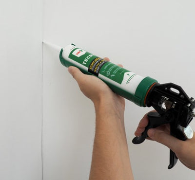 Tec7 tecryl mastic acrylique pour peintre tube blanc 310ml | 12 pièces