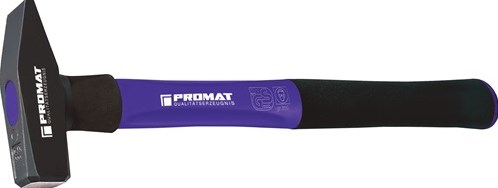 Marteau d'établi Promat tecwerk | 300 g longueur de tige 300 mm | Manche 3 composants | avec manchon de protection en acier - 4000811011