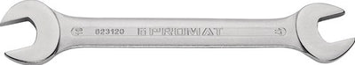 Clé à fourche double Promat tecwerk | 24 x 30 mm longueur 275 mm | chromé - 4000823133