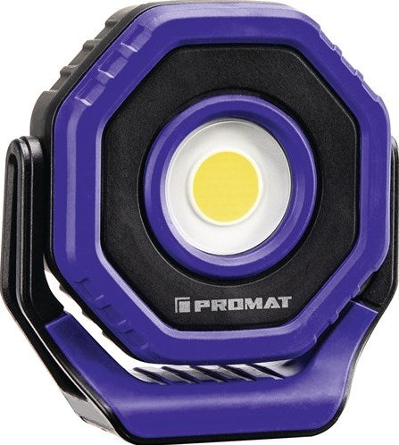 Lampe à main à batterie LED Promat tecwerk | 3,7 V 2600 mAh | Li-ion 7 W 100-700 lm | temps de chargement 4 h - 4000873349