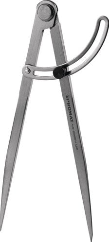 Boussole à pointe technique Promat | longueur 300 mm | avec arc de réglage - 4000858915