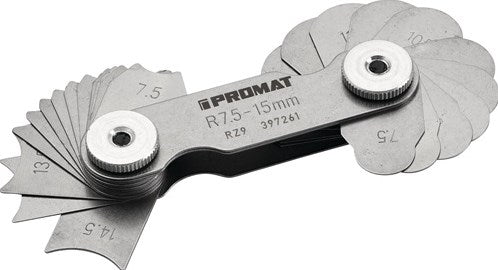 Moule à rayon Promat tecwerk | 15,5-25 mm | nombre de feuilles 15 pcs. - 4000851417