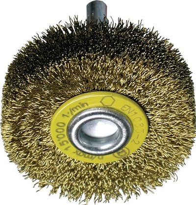 Brosse ronde Promat tecwerk | d. 40 mm épaisseur de fil 0,2 mm | laiton 11 mm | 18 000 min-¹ - 4000841139