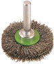 Brosse ronde Promat tecwerk | d. 80 mm épaisseur de fil 0,3 mm | acier inoxydable 19 mm | 12 000 min-¹ - 4000841128