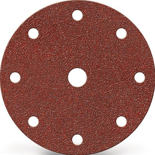 Patin de ponçage Promat tecwerk avec fermeture velcro | verre 1 150 mm grain 240 | pour bois métal corindon | trou numéro 8 + 1 - 4000842197