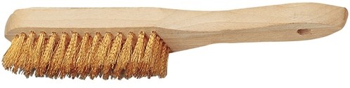 Brosse métallique Promat tecwerk | longueur 295 mm | Laiton 0,3 mm | 5 rangées - 4000841035