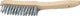 Brosse métallique Promat tecwerk | longueur 295 mm | Fonte de 0,35 mm | 3 rangées - 4000841013
