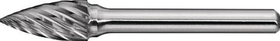 Fraise de teck Promat | acier inoxydable spg | d. Tête de 10 mm, longueur de tige de 20 mm d. 6mm | carbure | dents normales, fines - 4000868070