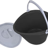 Proplus Portable Toilet 7 litres de hauteur de siège 37 cm Gray