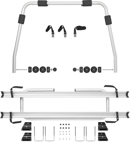 Transporteur de vélos pour caravandisesel 2 vélos argent