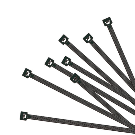 PROPLUS Cable Binder Set 60 pièces noires