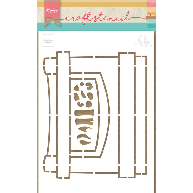 Marianne design • cheminée au pochoir artisanale par Marleen