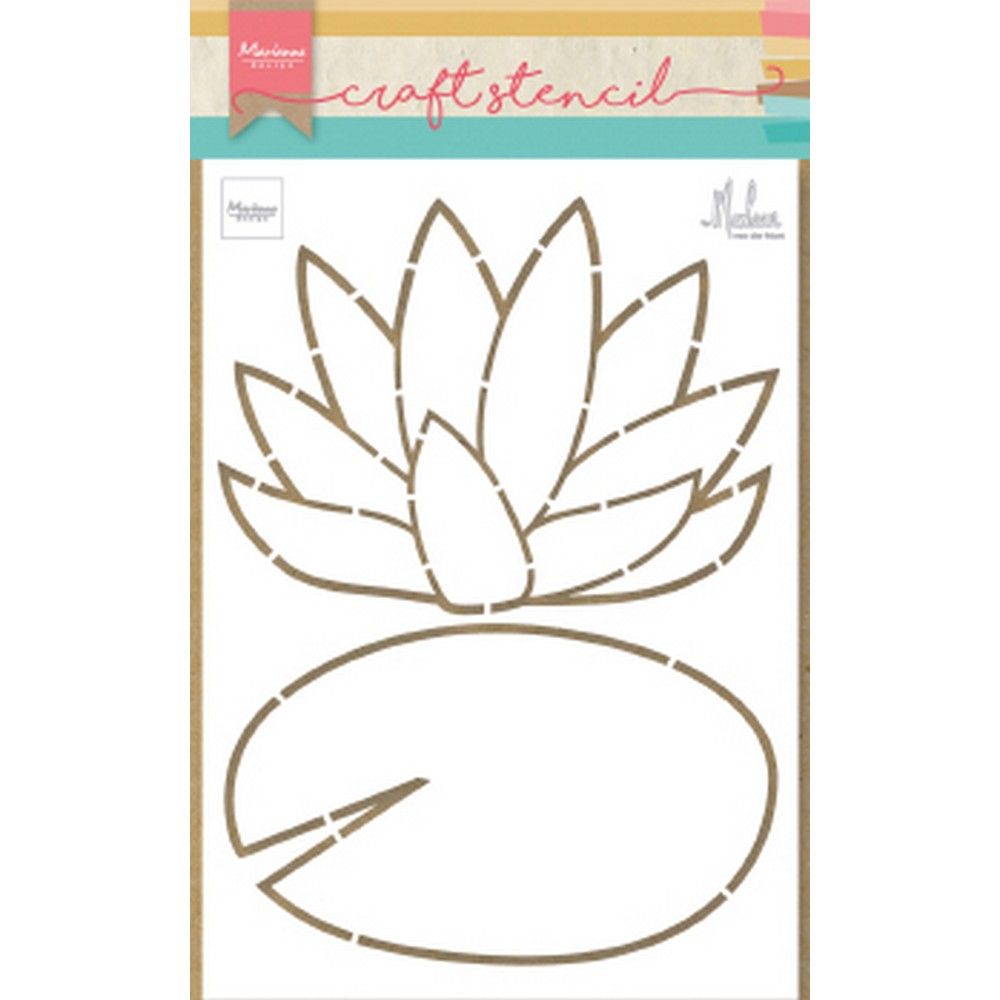 Marianne design • pochoir artisanal par Marleen Waterlily