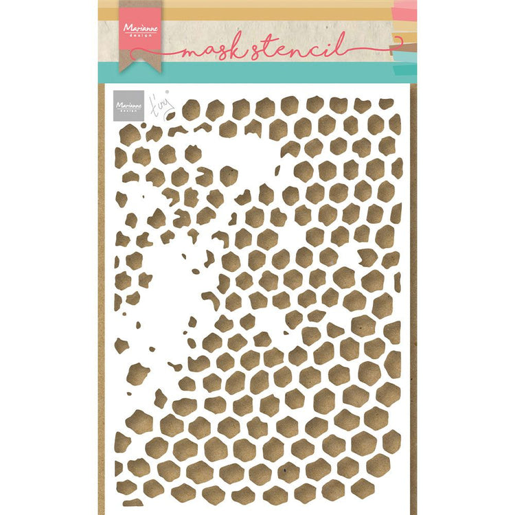 Marianne design • pochoirs masque nid d'abeille tiny's