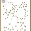 Marianne design • pochoirs de masque imprimés de cerfs et d'oiseaux de Tiny
