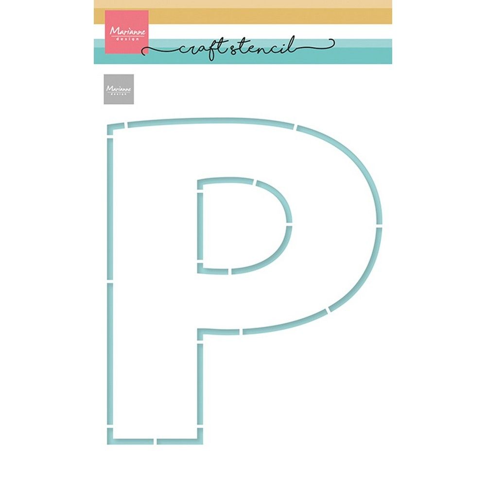 Marianne design • pochoirs artisanaux lettre p