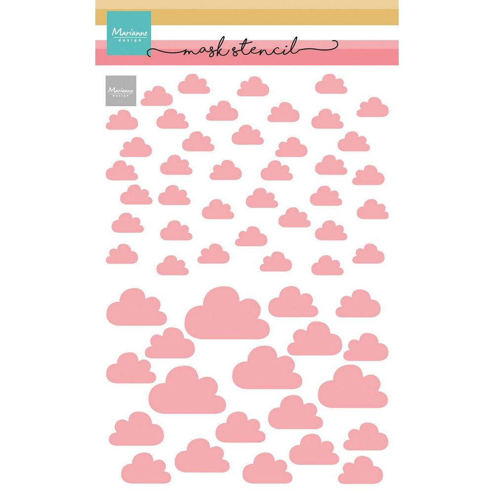 Marianne design • pochoir masque nuages