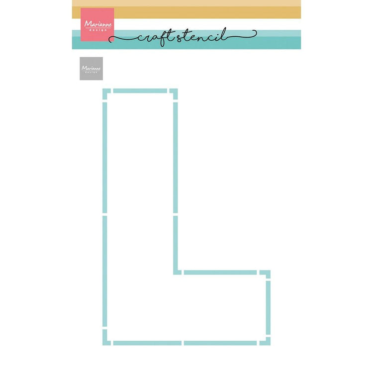 Marianne design • pochoir artisanal lettre M
