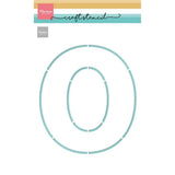 Marianne design • pochoir artisanal lettre o (fête grand-mère et grand-père) - afbeelding 1