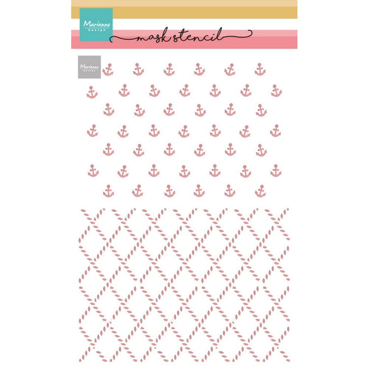 Marianne design • pochoir masque 2 couches nautique