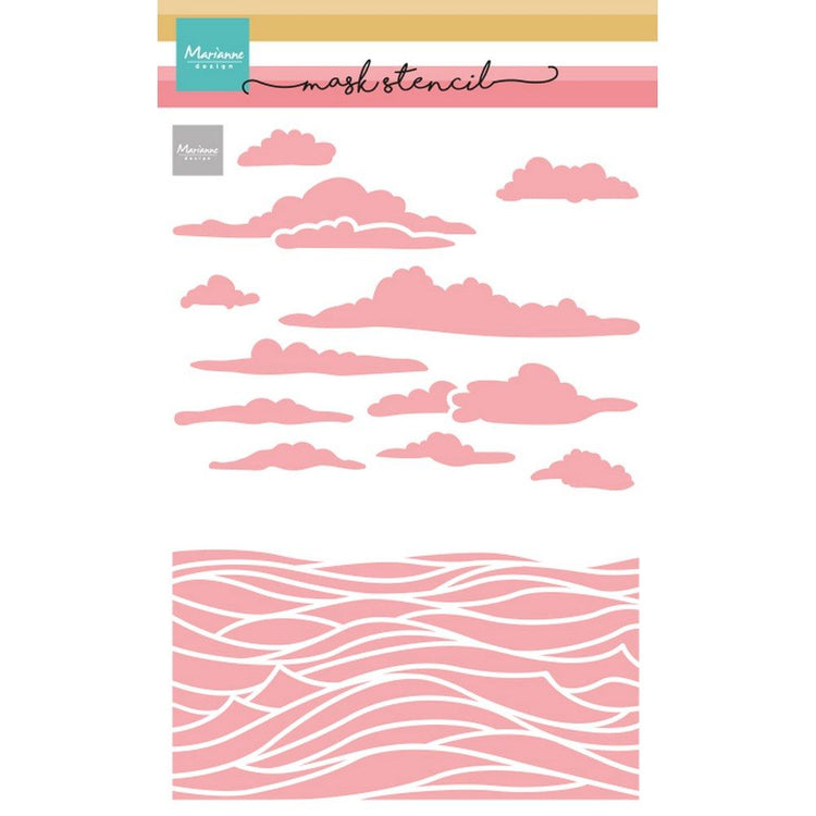 Marianne design • pochoir masque paysage marin