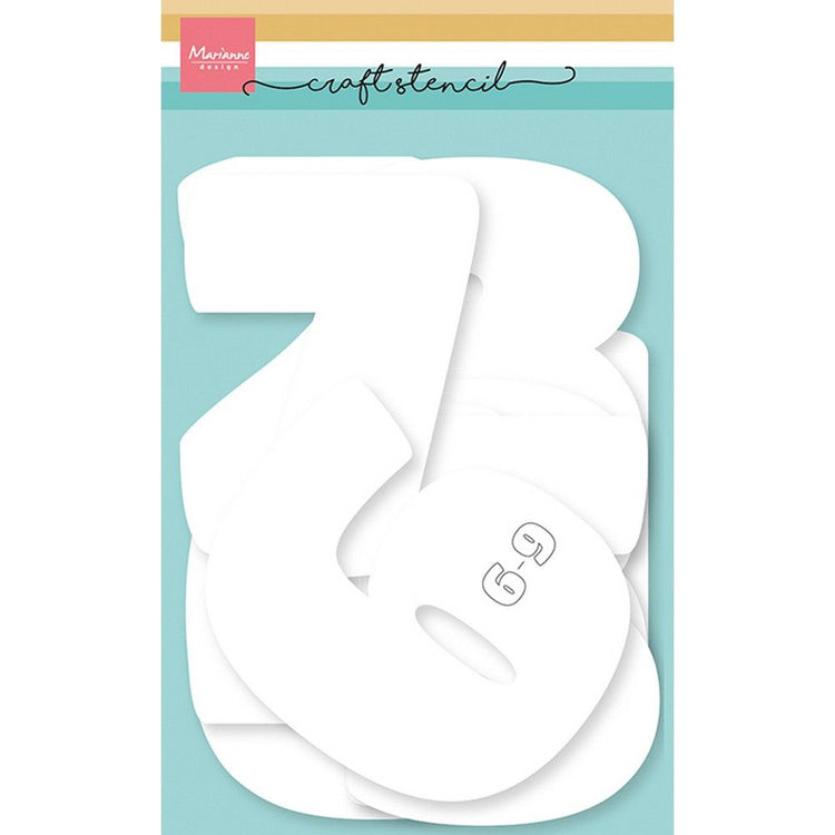 Marianne design • pochoirs chiffres 12 cm