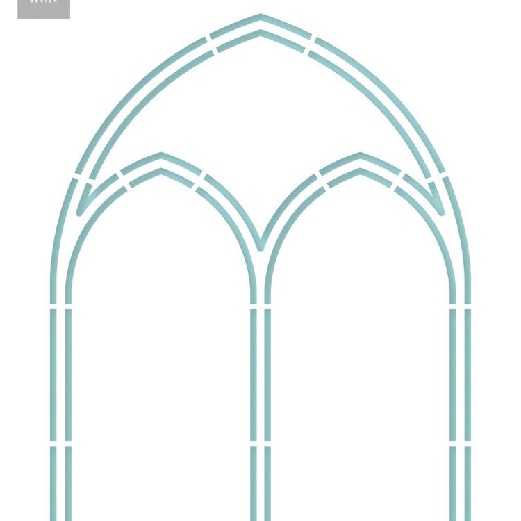 Marianne design • pochoirs artisanaux pour fenêtre d'église