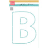 Marianne design • pochoir artisanal lettre b