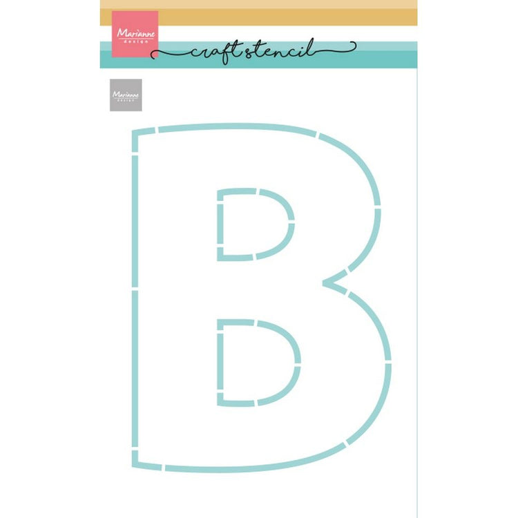 Marianne design • pochoir artisanal lettre b