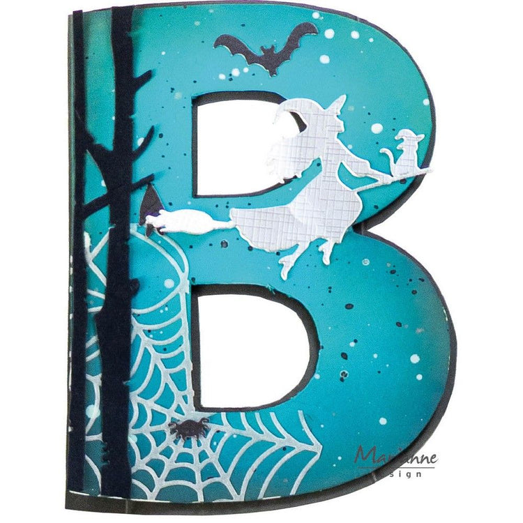 Marianne design • pochoir artisanal lettre b
