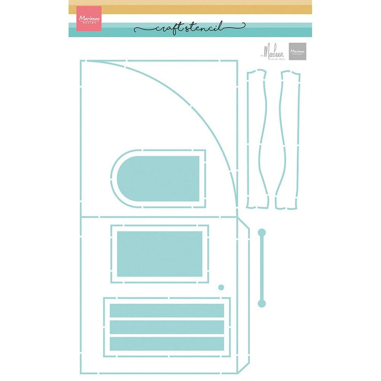 Marianne design • pochoir artisanal a4 créer une pièce par Marleen