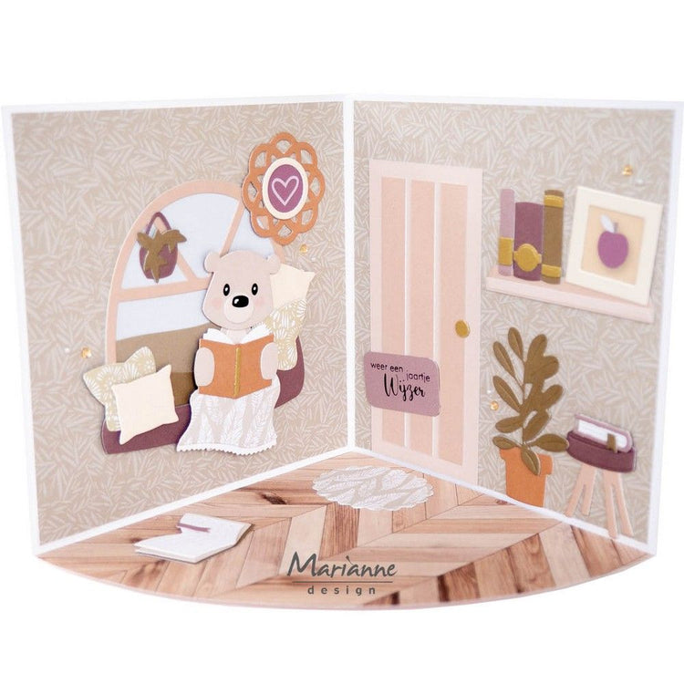 Marianne design • pochoir artisanal a4 créer une pièce par Marleen